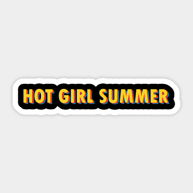 Hot Girl Summer Sticker by bluecaterpillar